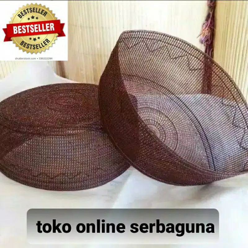 PECI GUSDUR , PECI AKAR JANGANG KHAS KALIMANTAN , peci akar jangang anyaman rapat  ,kopiah gusdur