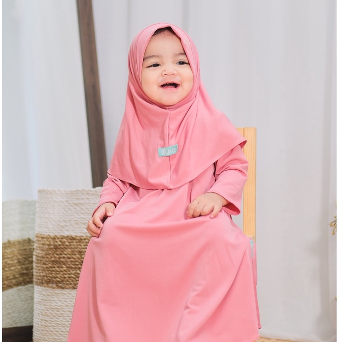 HONEYBLOSSOM gamis anak bayi lucu / gamis bayi perempuan polos nuha