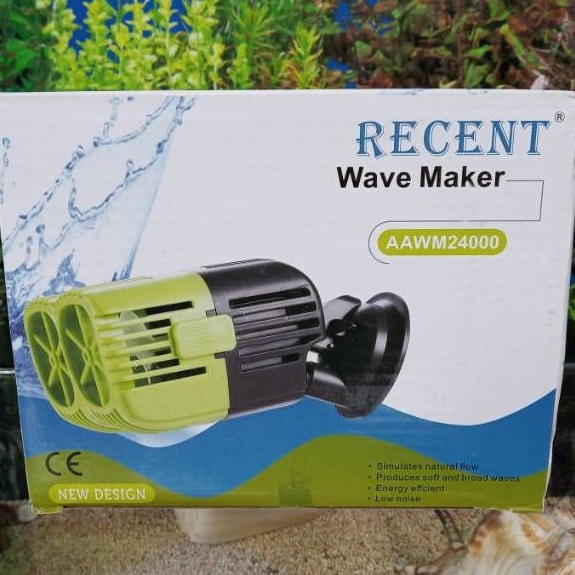 Recent AA-WM24000 Pompa Mesin Arus Ombak Wave Maker Kolam Koi Low Watt 2 kipas Aquarium Aquascape