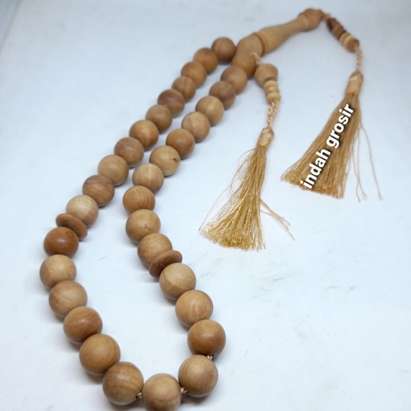 TASBIH 12MM KAYU CENDANA WANGI 33BUTIR