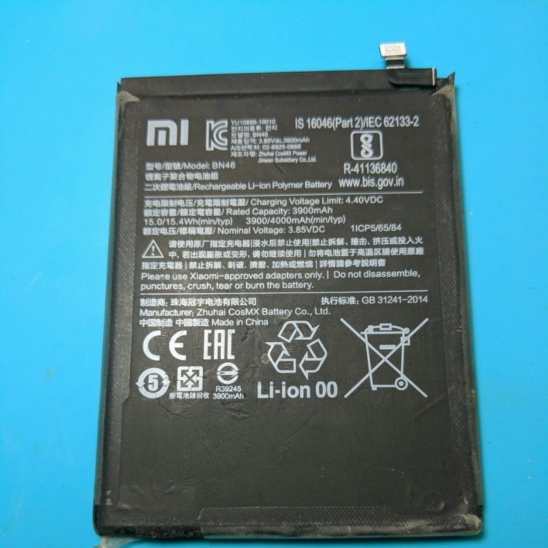 Baterai BN46 Redmi Note 8 Original 100%