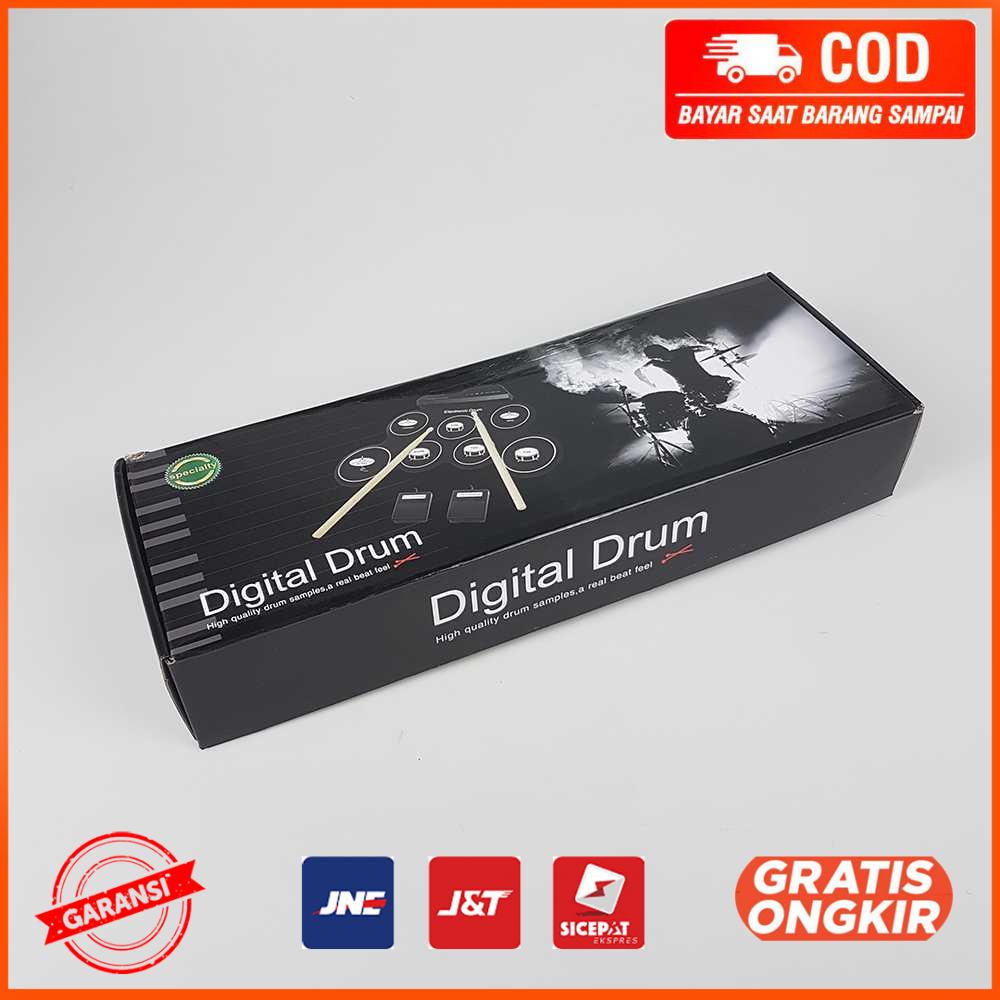 Drum Electronic Digital 7 Pads Folding USB Power