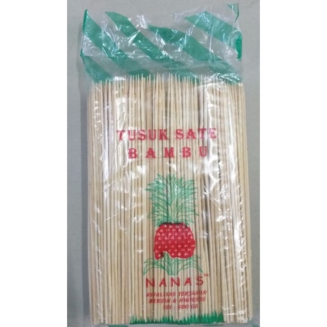 tusuk sate bambu merk nanas 500gr