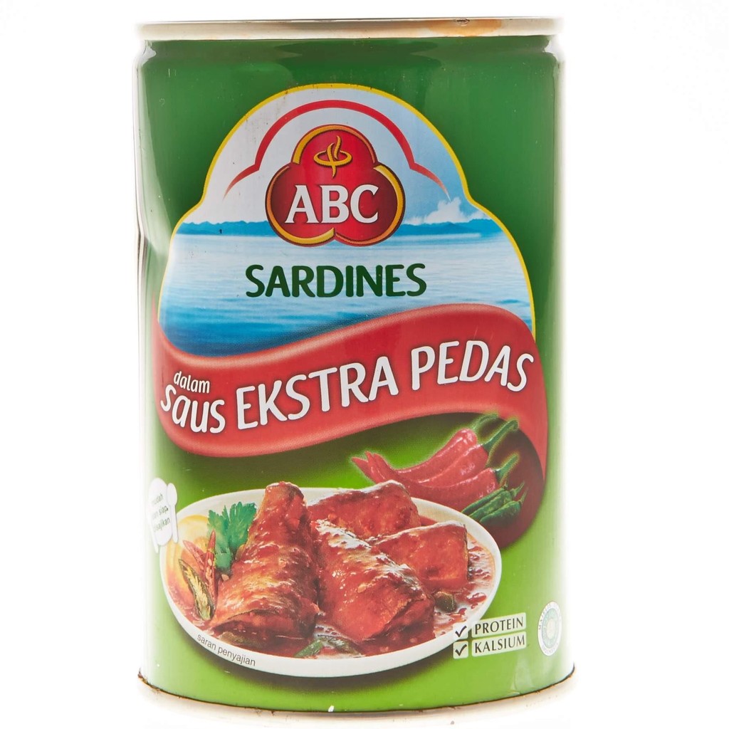 

ABC Sardines Saus Ekstra Pedas 425G