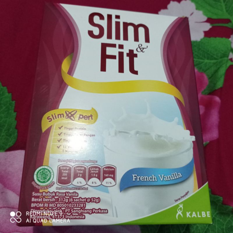 

slim n fit vanila dan chocomalt 6x52gr