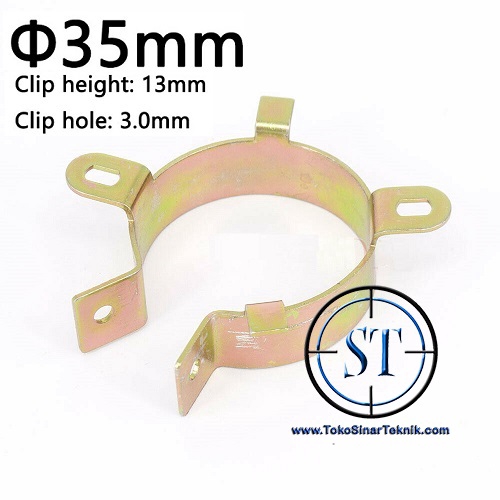 Ring Elco 35mm Clamp Klem Mounting Bracket Holder Kapasitor Elko Penahan Dudukan Elco diameter 3,5cm