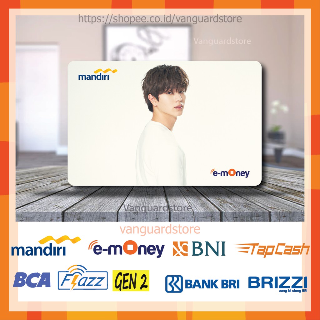 KARTU E MONEY E TOLL YOOK SUNG JAE BTOB KPOP 12 EMONEY MANDIRI FLAZZ BCA BNI TAPCASH BRIZZI BRI