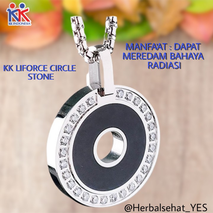 Kalung Kesehatan Pria  Kalung Wanita  Kalung Kesehatan KK Liforce Original  KKCircle Stone