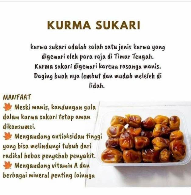 Kurma Sukari Al Qaseem Kurma Sukkari Al Qassim 3kg Indonesia