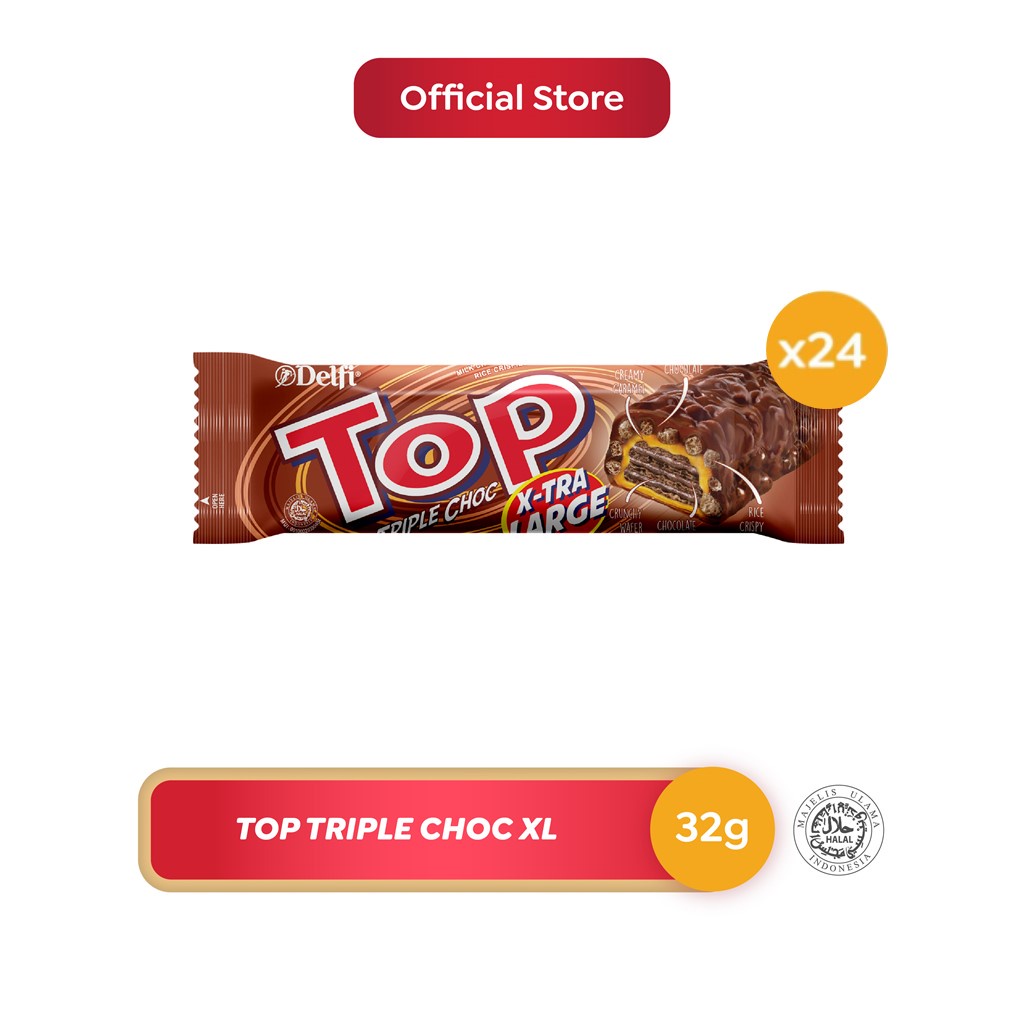 

Delfi Top XL Chocolat 32 g ( 24 pcs / Box )