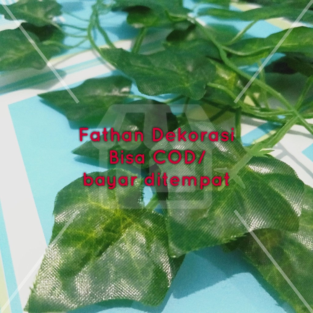 DAUN RAMBAT IVY KECIL DEKORASI DAUN PLASTIK SULUR SINTETIS HIASAN