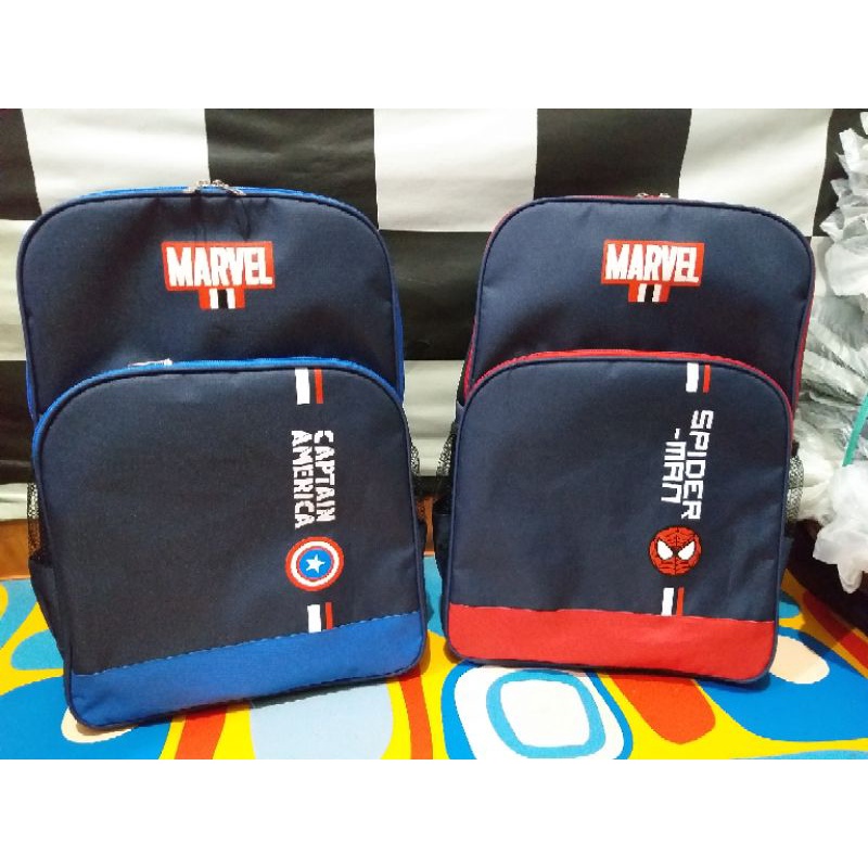 NIQABIS TAS RANSEL ANAK LAKI LAKI MARVEL SPIDERMAN TAS SEKOLAH ANAK TK SD SMP SMA MURAH TAS COWOK