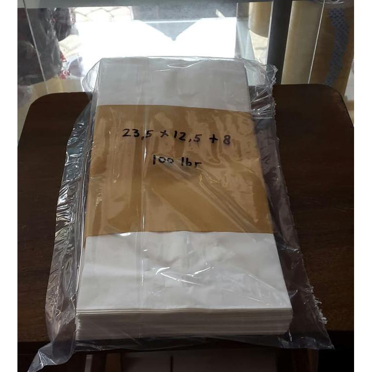 

BERKUALITAS paper bag / kantong kertas putih untuk roti, fried chicken, snack dll TERMURAH