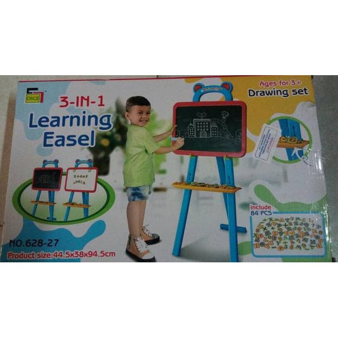 

Multicolor Learning Easel 3 In 1 / Drawing Board