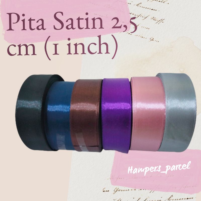 

PITA SATIN 2,5 cm /1 inch " ELEGAN [1 METER]
