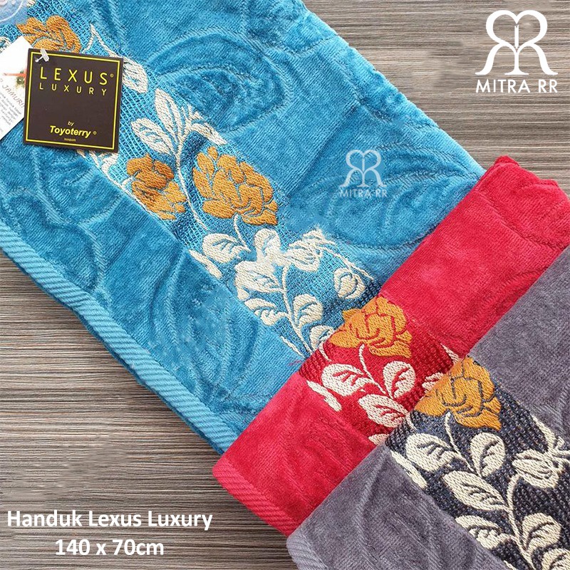 Handuk Lexus Luxury Ukuran Besar  70 x 140 cm / Ukuran Jumbo 90 x 150 cm Handuk Mewah Tebal Ukuran Besar dan Jumbo Toyoterry