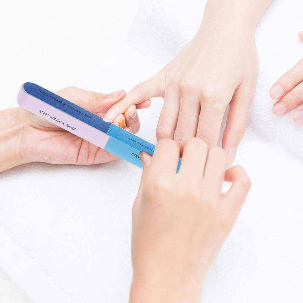 Nail Buffer 7 Step Alat Kikir Kuku Amplas Penghalus Pengkilap Pedicure Manicure 7 Way