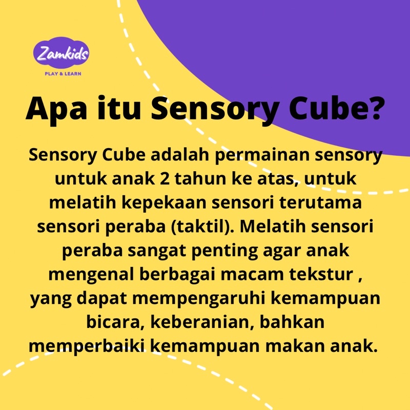 MAINAN EDUKASI MONTESSORI MOTORIK ANAK BALITA SENSORI SENSORY CUBE