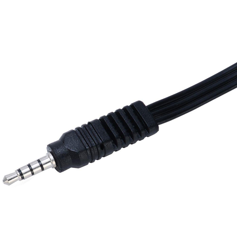 Nanas 1M Kabel AUX Laptop Male to Male Audio Video Jack 3.5mm Ke3 RCA