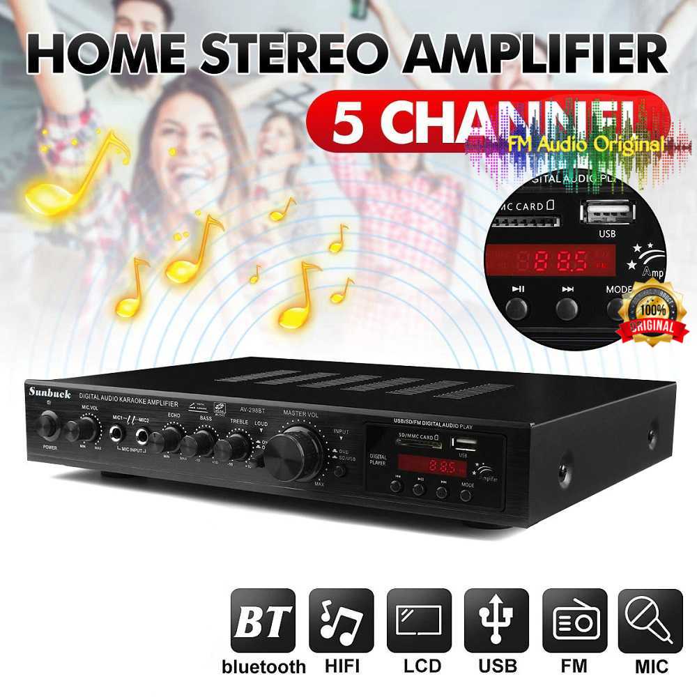 Jual FM Audio Original / Audio Bluetooth 4.1 DAC Amplifier 5 Ch Remote ...