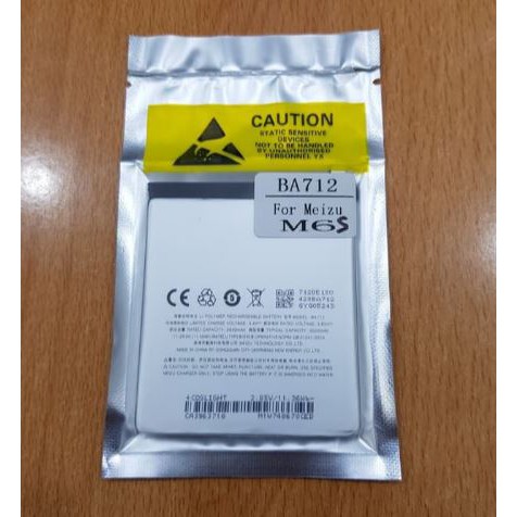 Battery Batre Baterai Meizu M6S BA712 BA 712