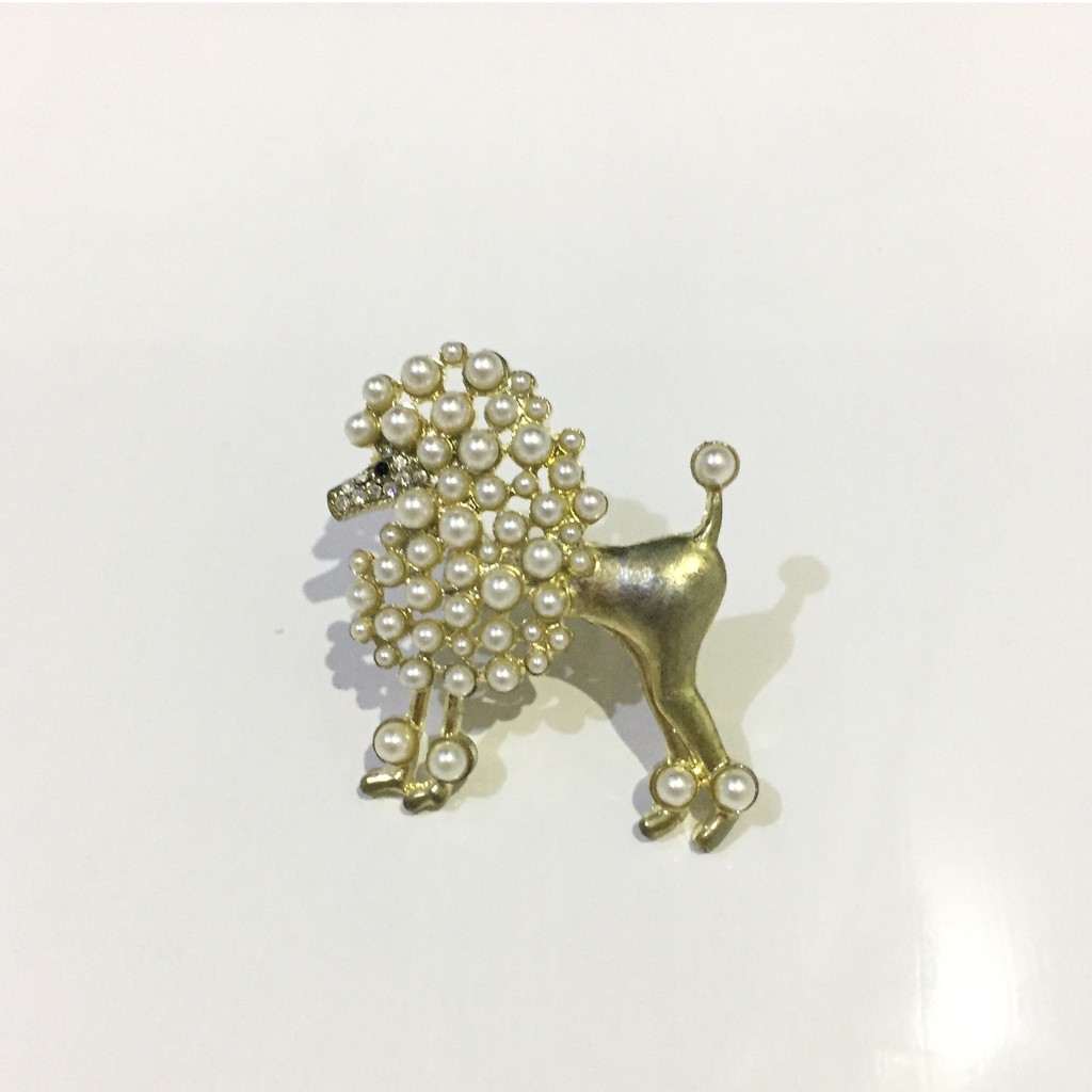 cincin vintage model anjing poodle