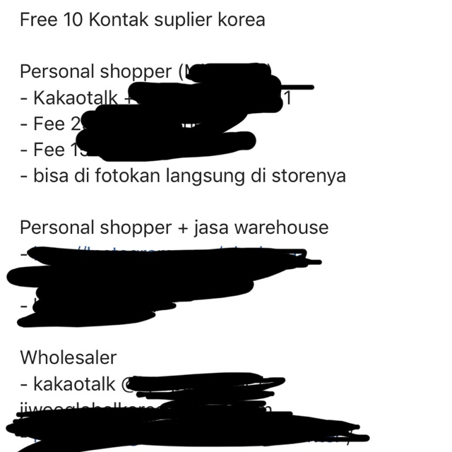 KONTAK  SUPPLIER KOREA  KPOP Shopee Indonesia