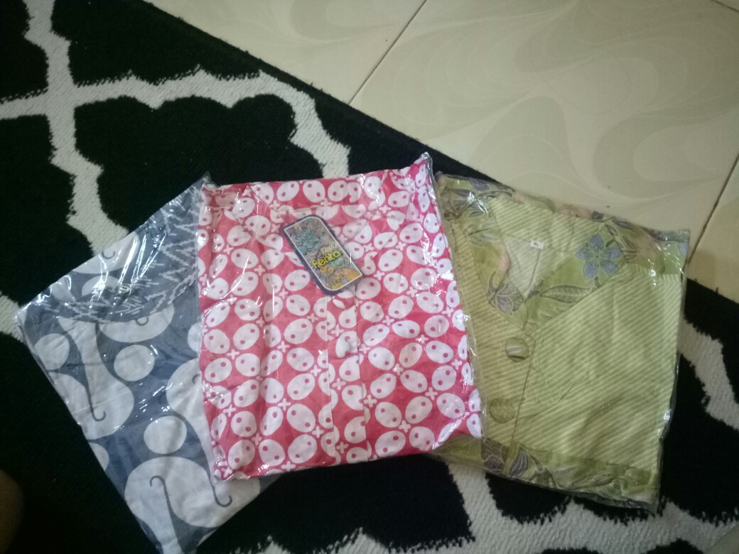 Blus Ziggy Tali Lawasan Heyna Monochrome Motif Warna Batik Wanita Cewek Katun Premium Modern