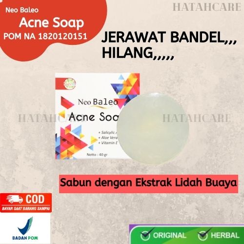 Sabun Muka Acne Pembersih Perawatan Penghilang Bekas Jerawat Wajah Badan Ampuh Pria Wanita Alami