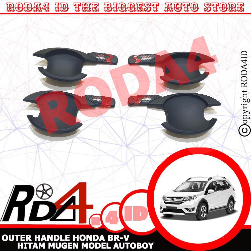 Outer Handle / Mangkok Handle Honda BR-V Hitam Model Mugen AUTOBOY