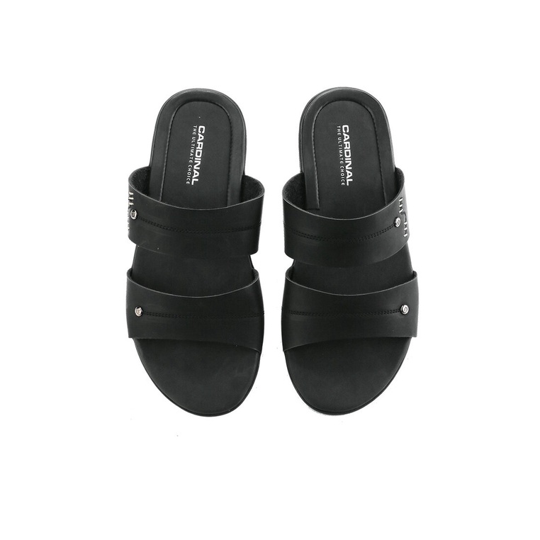 SANDAL SLIDE PRIA CARDINAL ORIGINAL CASUAL TERBARU HITAM CA34