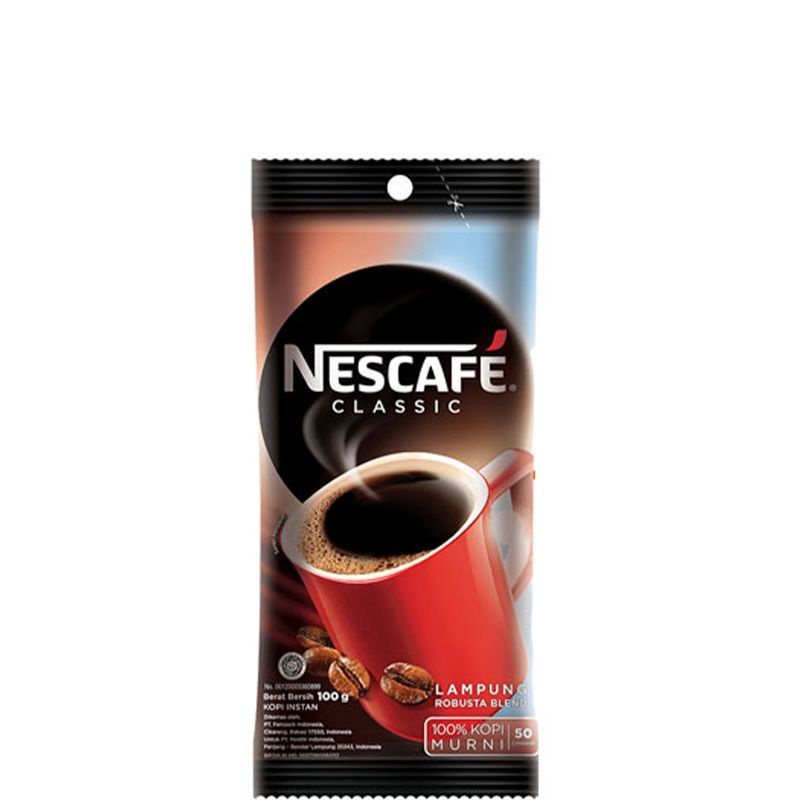 

Nescafe classic kopi instan sachet 100 gr