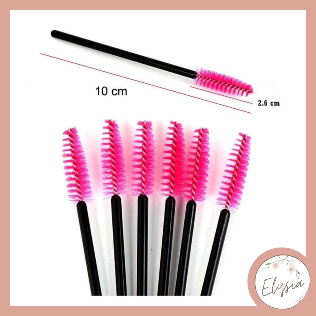 Mascara Wand Sisir Kuas / Sikat Eyelash Extention Bulu Mata Spoolers / Makeup Tool Kit Brush