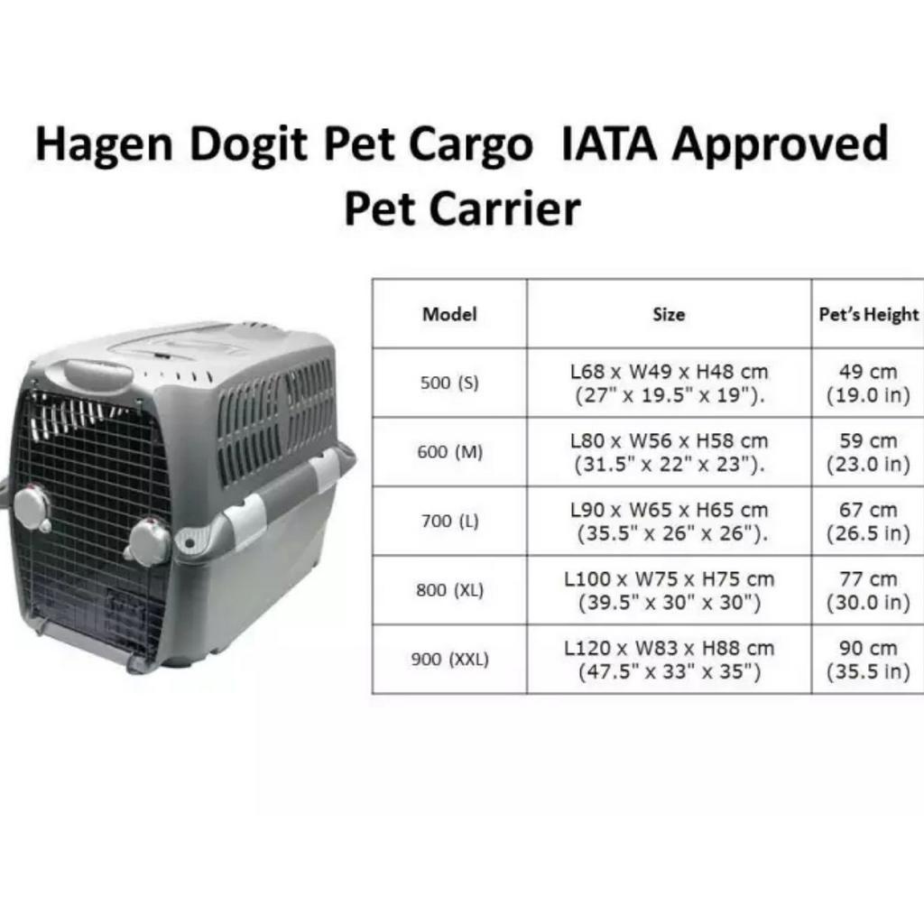 HAGEN Dogit Kandang Travel Anjing Pet Cargo 900 (123x83x88cm)