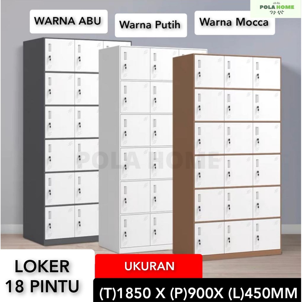 POLA GRATIS ONGKIR &amp; RAKIT LEMARI LOKER LOCKER BESI MULTIFUNGSI