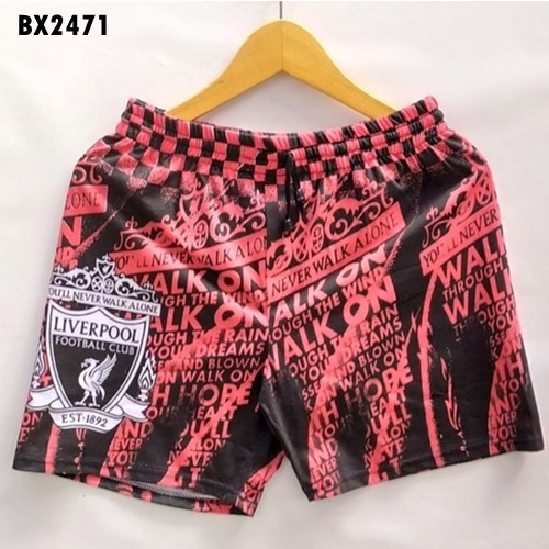 Celana Boxer / celana pendek / motif club sepak bola