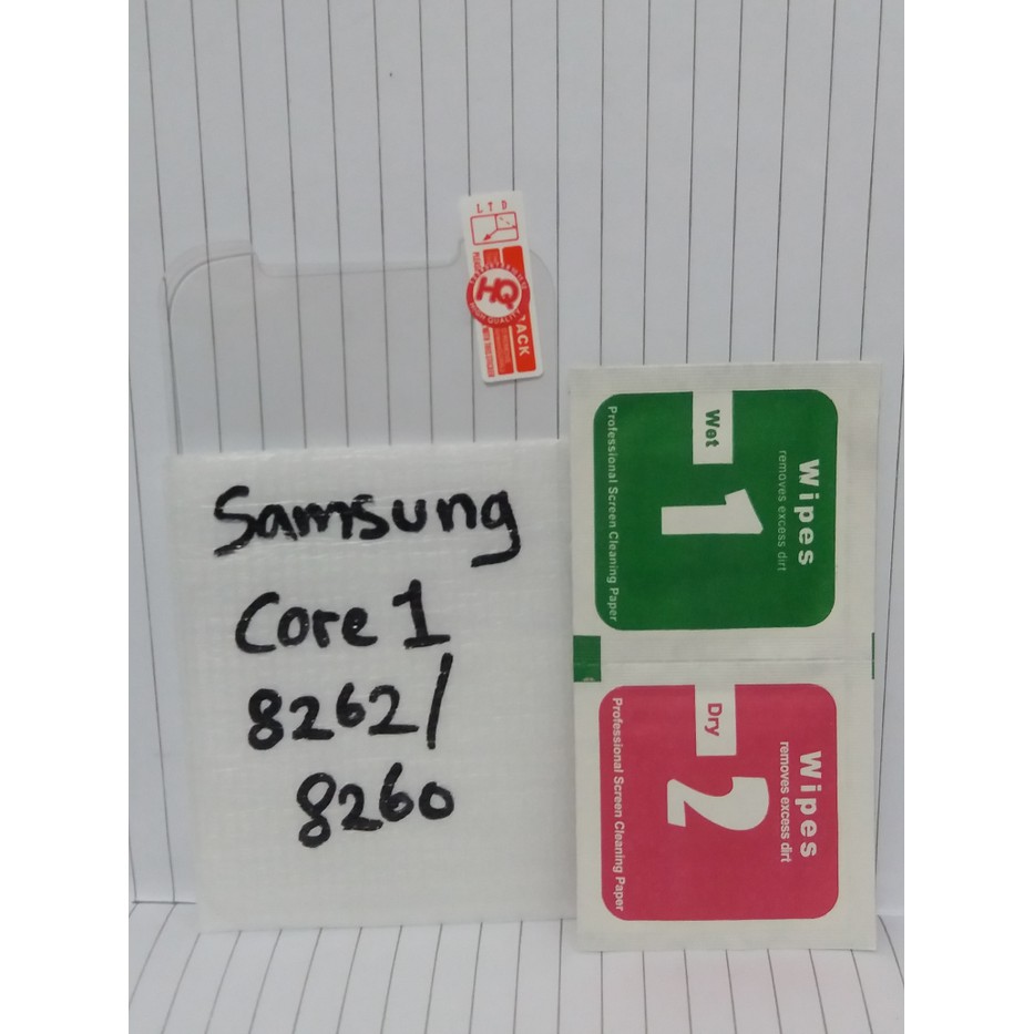 Tempered Gorilla Glass kaca Samsung Core 1 i8262 i8260 murah