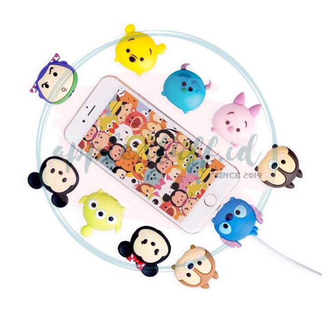 CABLE BITE / CABLE PROTECTOR TSUM-TSUM (CBXT-001 - CBXT-020)