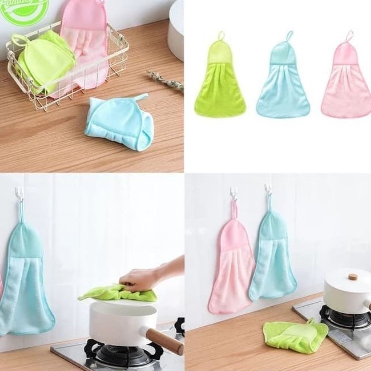 Kain Lap Tangan Dapur Cuci Piring Handuk Lap Tangan Hand Towel