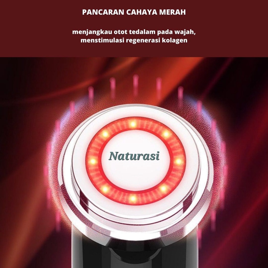Alat Setrika Wajah Pemijat Perawatan Kulit Anti Anging Facial Massage 4 in 1 membantu membersihkan muka dan pemakaian skincare-3