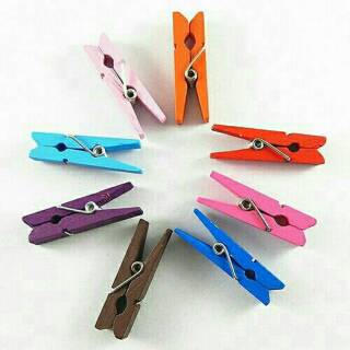 Paket murah lampu  tumblr  dan wooden clip polos lampu  