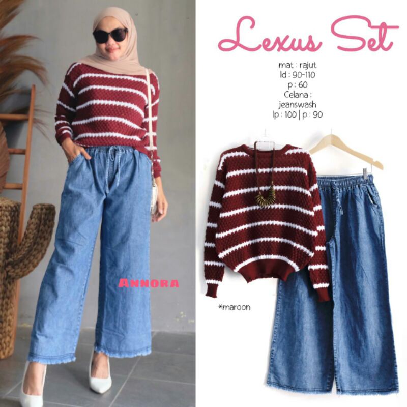 Setelan Wanita Lexus Set by Annora