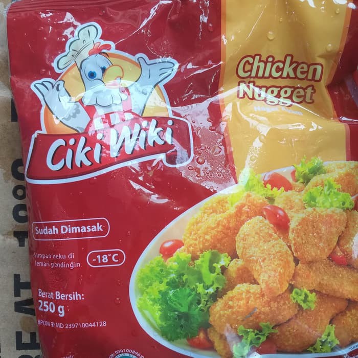 

CIKIWIKI nugget ayam 250gr chicken nugget original 250GR