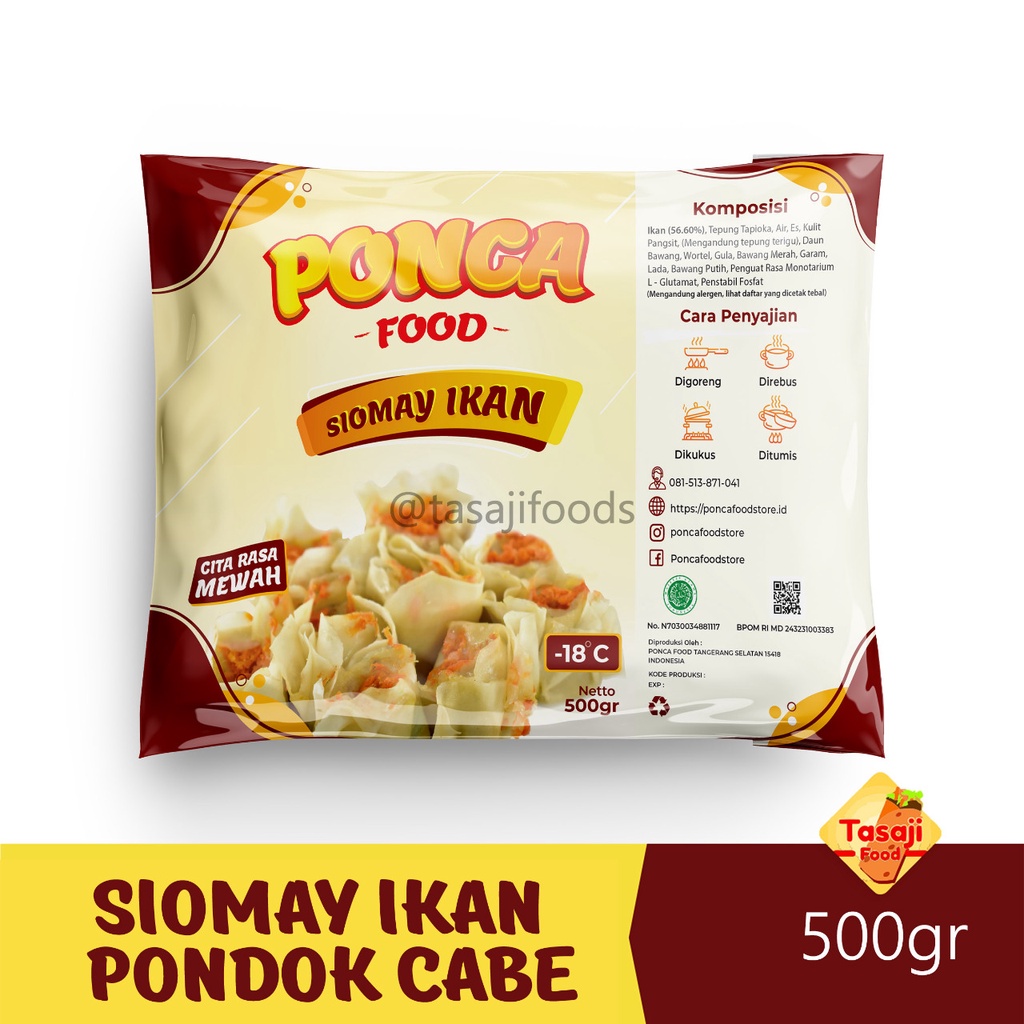 Siomay Ikan Ponca Bumbu Kacang 500 Gram