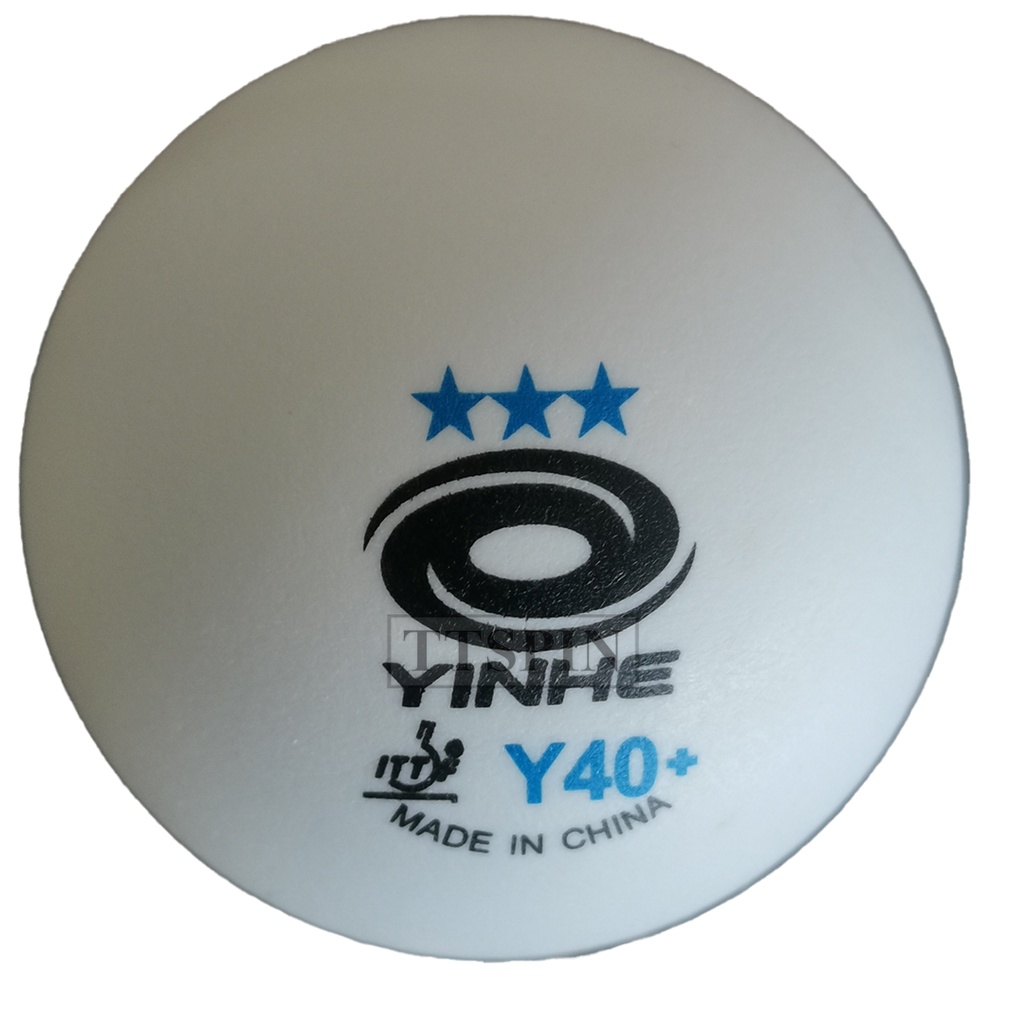 RB Yinhe 3-Star Y40+ ABS+ Poly Blue Ball - Bola Pingpong Tenis Meja Bintang 3 Star Tennis Table Ball