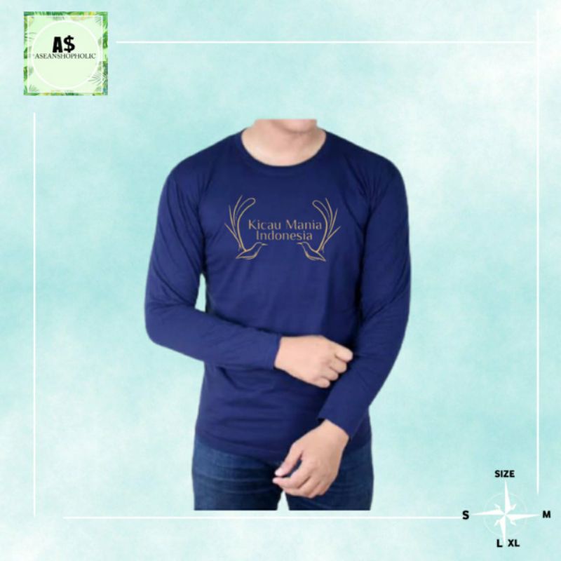 kaos baju lengan panjang kicau mania indonesia kaos kicau mania indonesia