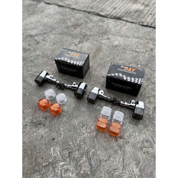 SEIN PALU BULAT RITING PALU KOTAK KACA HITAM SMOKE MIKA HITAM SMOKE MERK DAY