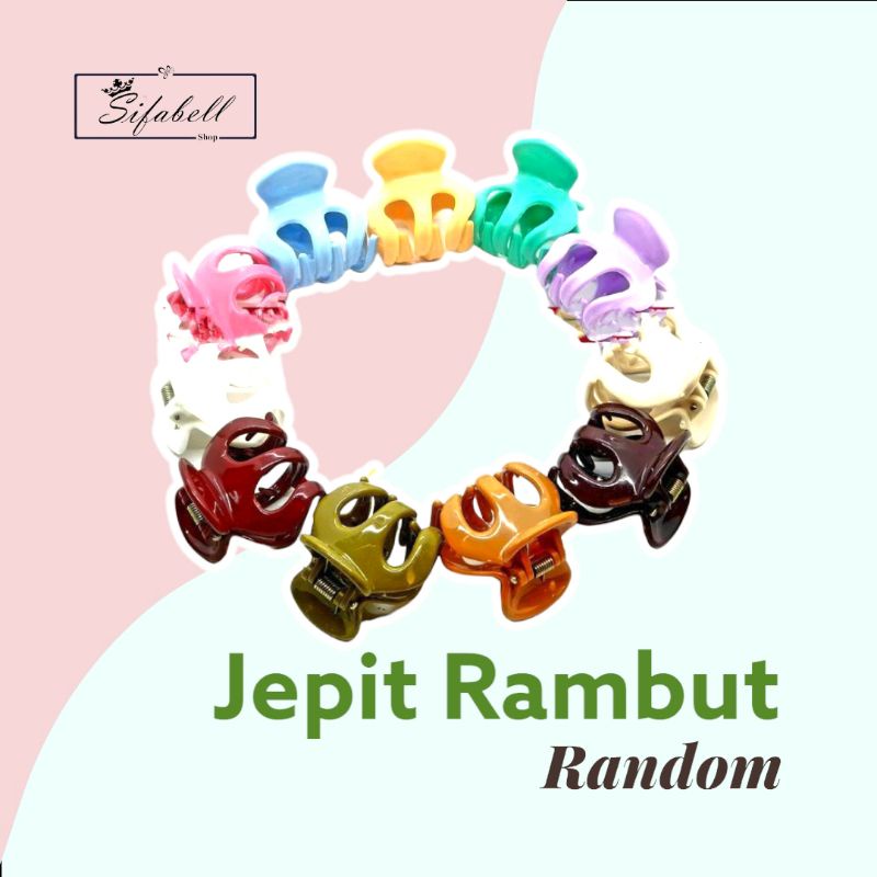 Jepit Rambut Jedai Jepitan Badai Rambut Bahan Tebal - Hair Stylish