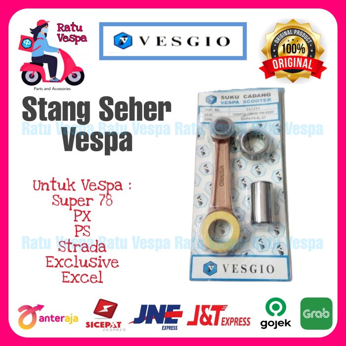 Stang Seher Vespa Super PX PS Strada Exclusive,Excel VESGIO