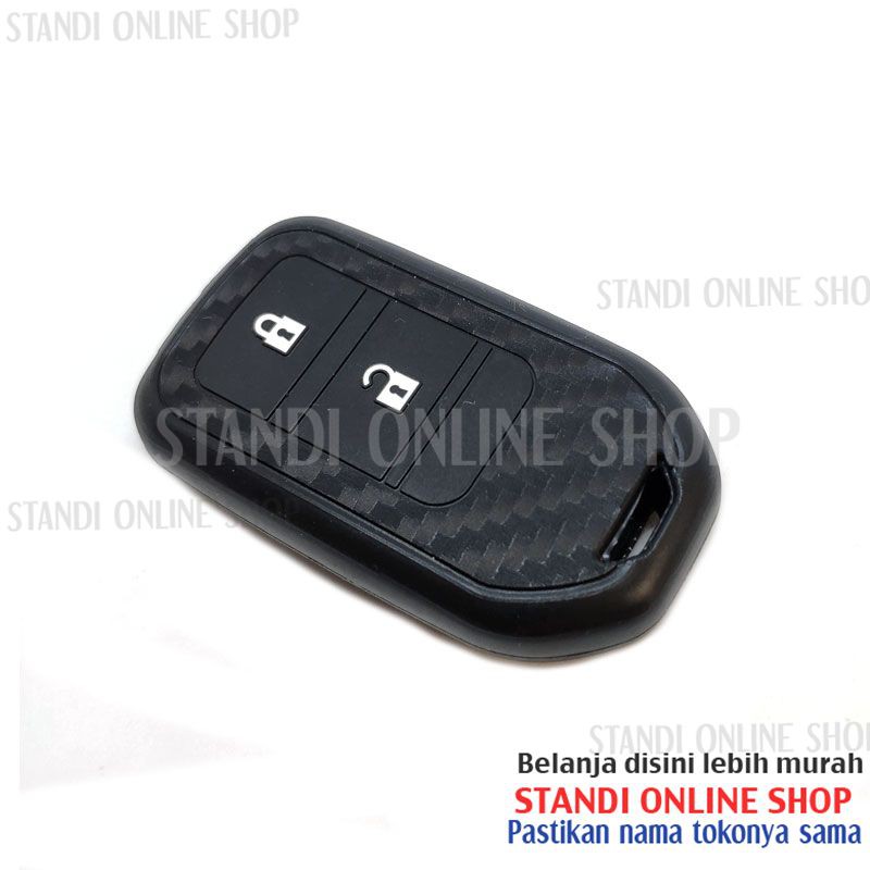 Kondom Kunci Silikon Carbon Remote Smartkey Honda HRV BRV CRV